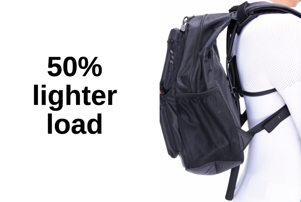 Reduce backpack load by improving posture with Backpack Transformer.